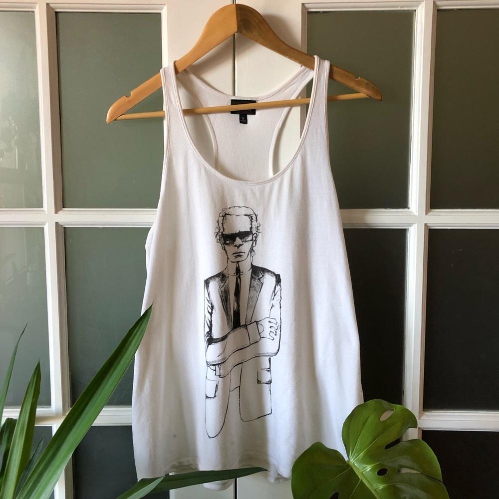 Karl Lagerfeld x macy's - Print Tank-Top